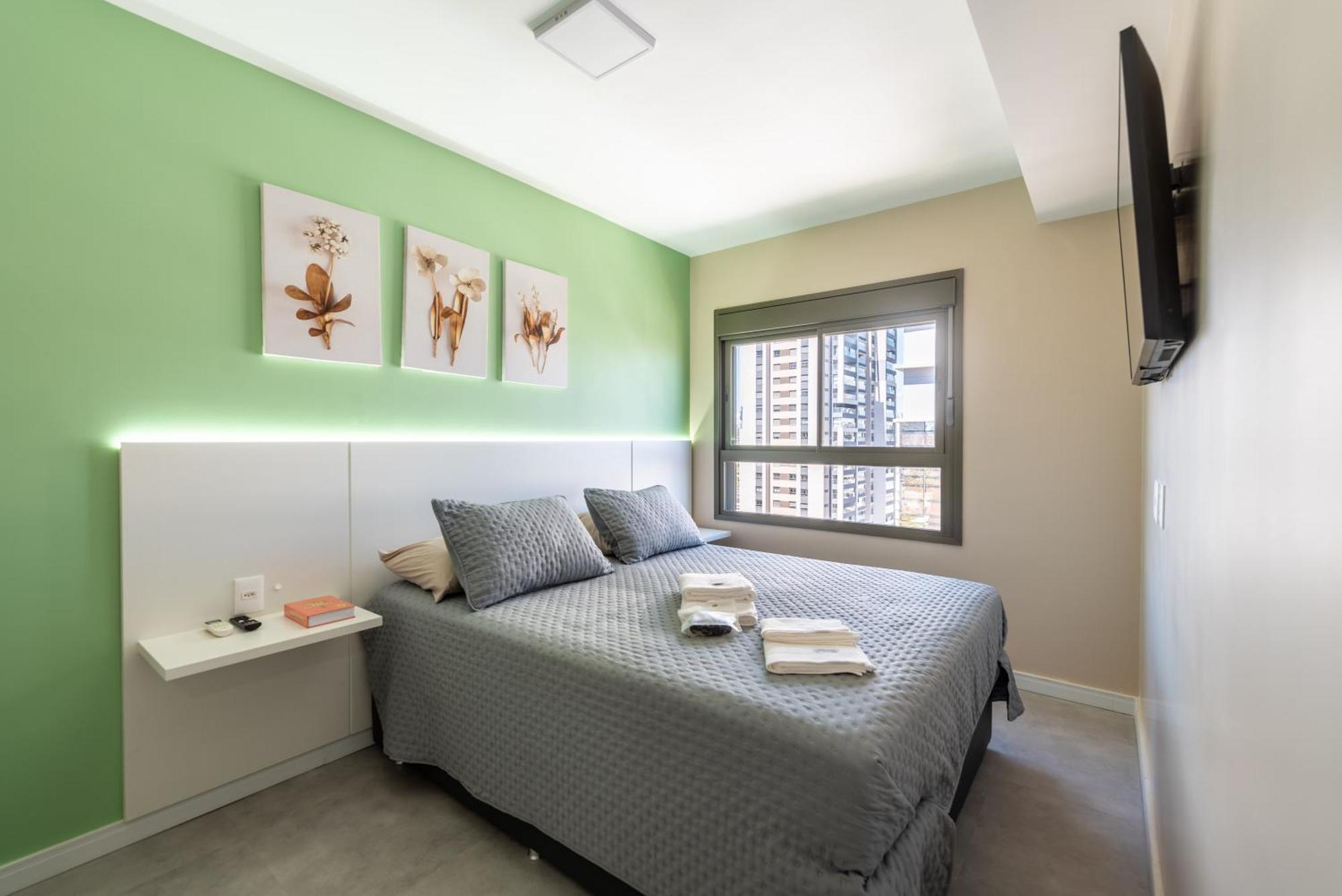 Campo Belo, Wi-fi 600mb, Queen Bed, Piscina São Paulo
